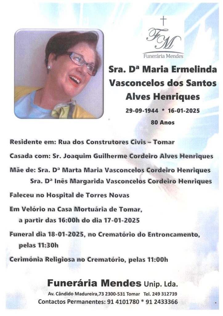 Morreu antiga educadora de infância de Tomar 473771923 1105696528014355 6674710184144903366 n