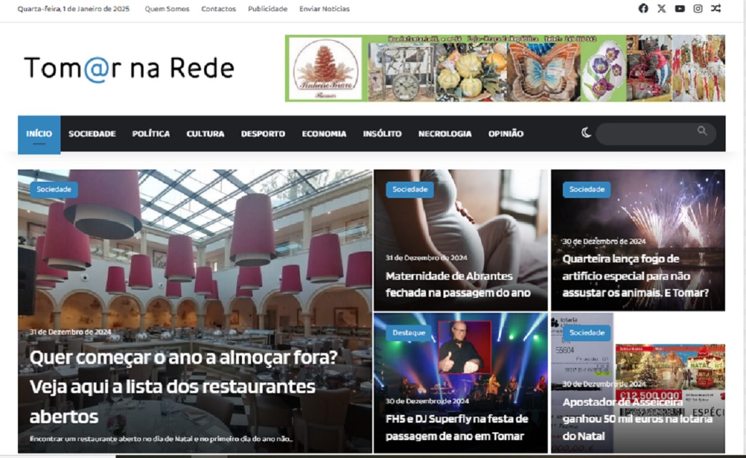 “Tomar na Rede” é o site de notícias mais visto na região site TnR