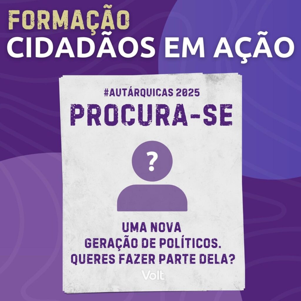 Volt Portugal desafia independentes a candidatarem-se às Autárquicas volt CeA 1