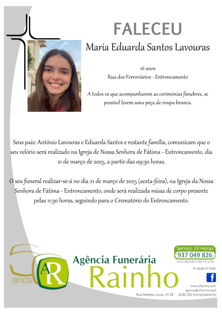 Entroncamento chora morte de menina de 16 anos 485338809 1417410389644518 7714502680390772309 n