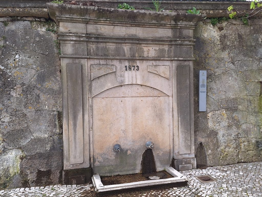 Fonte de São Gregório não tem água fonte de S. Gregorio 20250325 144145