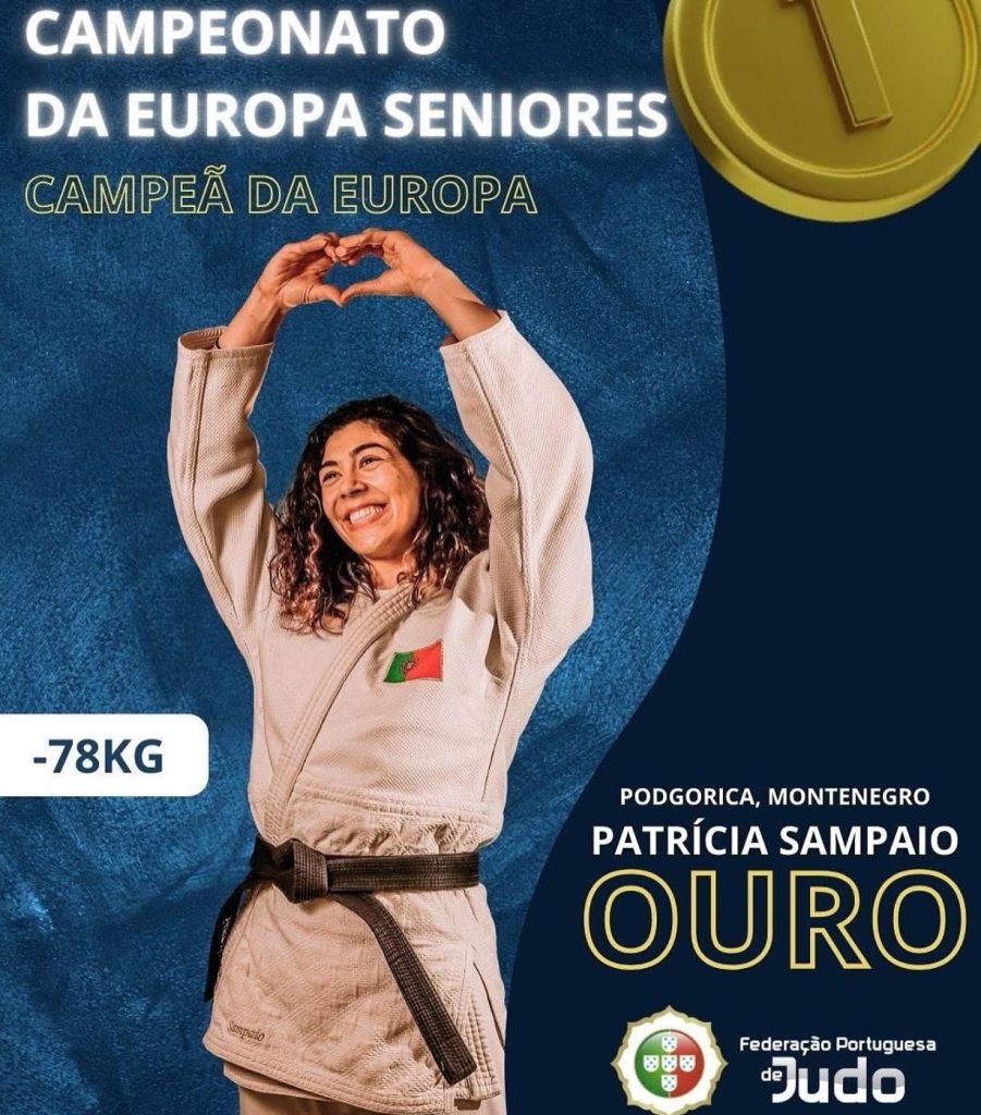 Judoca tomarense Patrícia Sampaio é campeã da Europa (c/ vídeo) patricia 23095726475 5236704905236578355 n