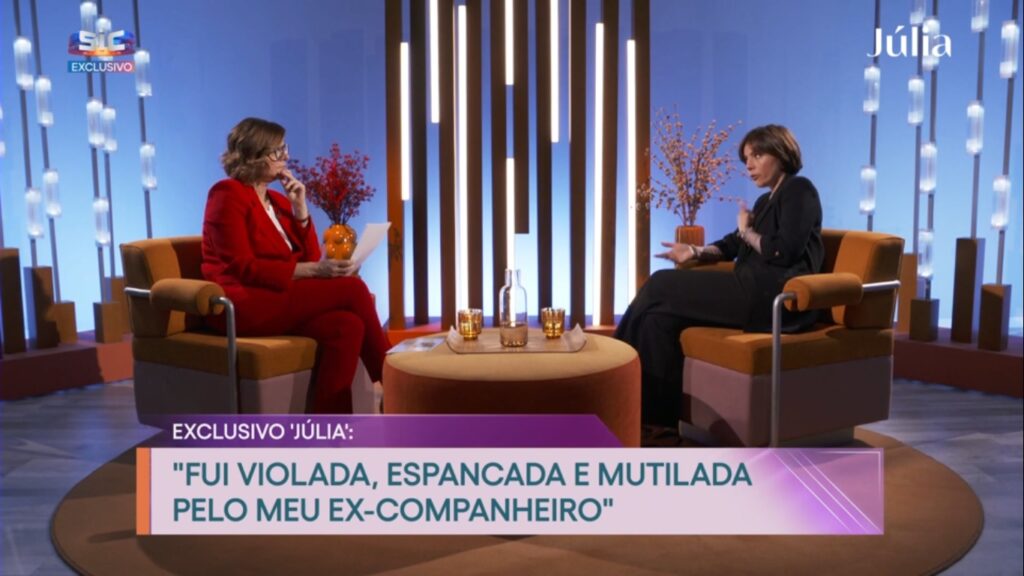 O relato impressionante da cabeleireira Filipa no programa Júlia (SIC) julia