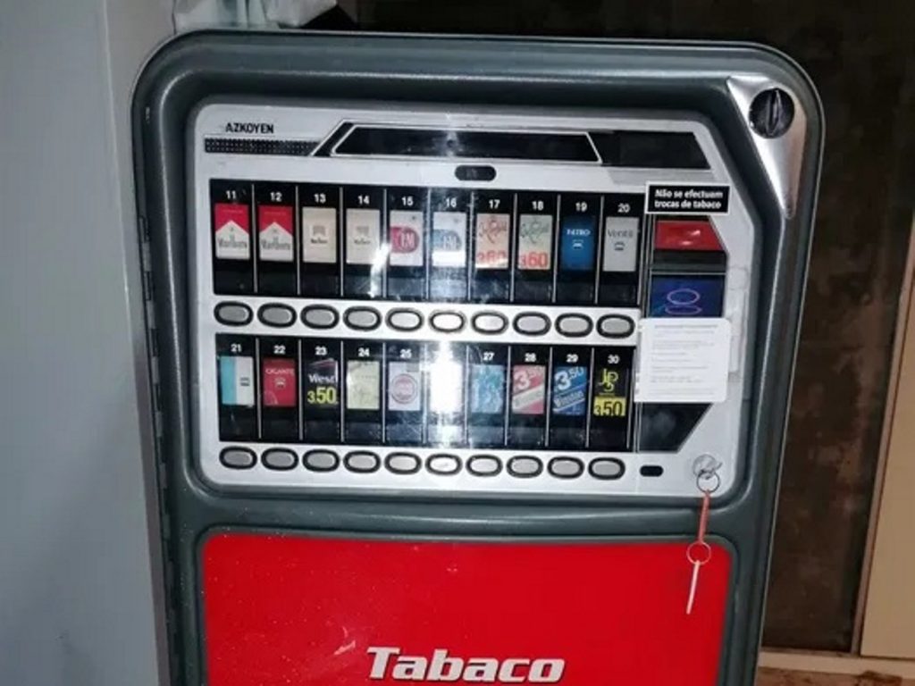 Máquina de tabaco roubada em Abrantes localizada em Lisboa maquina tabaco image