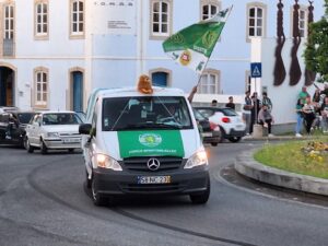 Sporting campeão: Maré verde toma conta da rotunda Alves Redol em Tomar sporting 20250517 203033