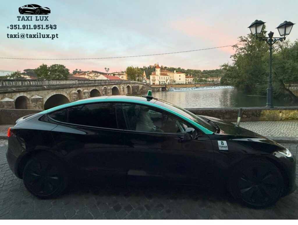 Primeiro táxi 100% elétrico em Tomar começa hoje a circular taxi lux foto II