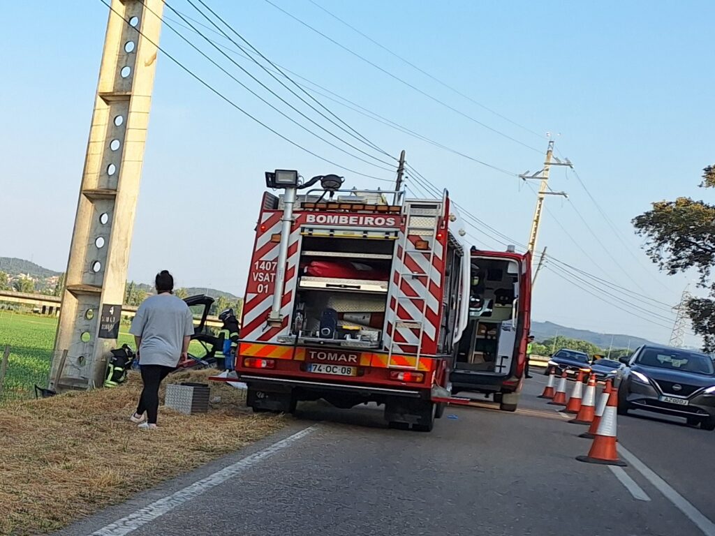 Despiste provoca dois feridos graves entre os quais uma criança 20250616 193743