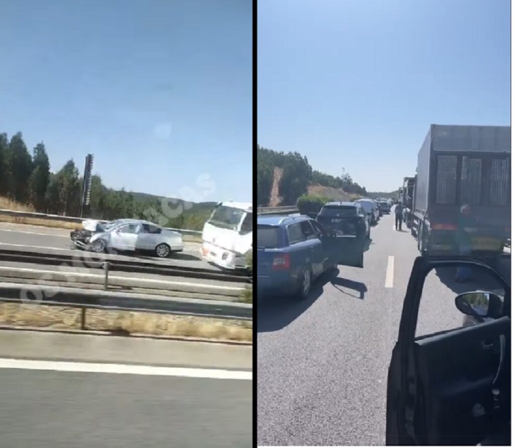 Colisão entre ligeiro de passageiros e camião cisterna de gás corta trânsito na A23 acid 7890