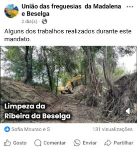 Junta de freguesia viola lei ao divulgar obras realizadas Screenshot 20250722 175935 Facebook