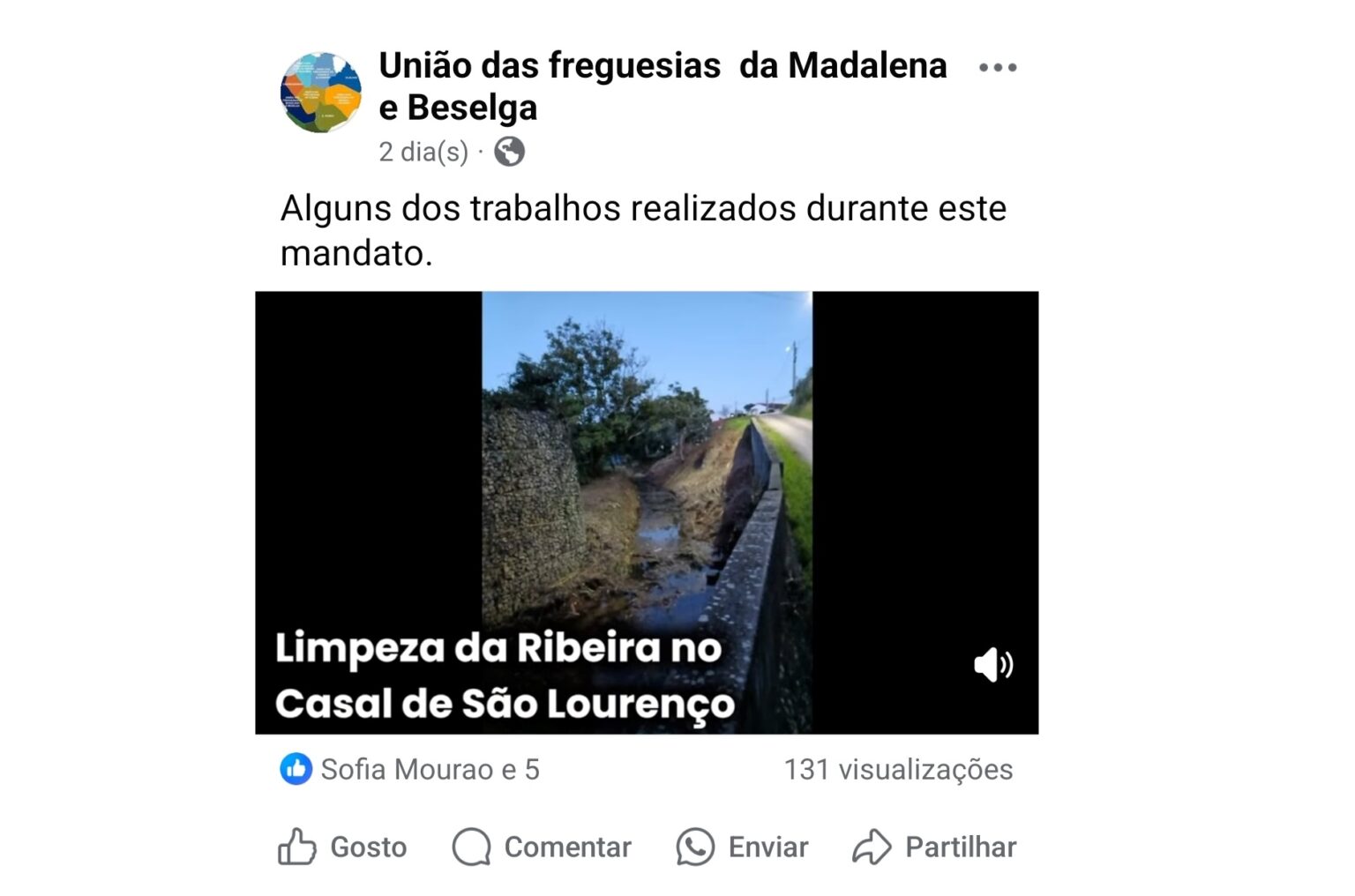 Junta de freguesia viola lei ao divulgar obras realizadas Screenshot 20250722 175959 Facebook 1