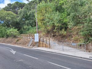 Novo passadiço no pinhal de Santa Bárbara sem ligação ao bairro Nª Srª dos Anjos pinhal de santa barbara 20250712 103359