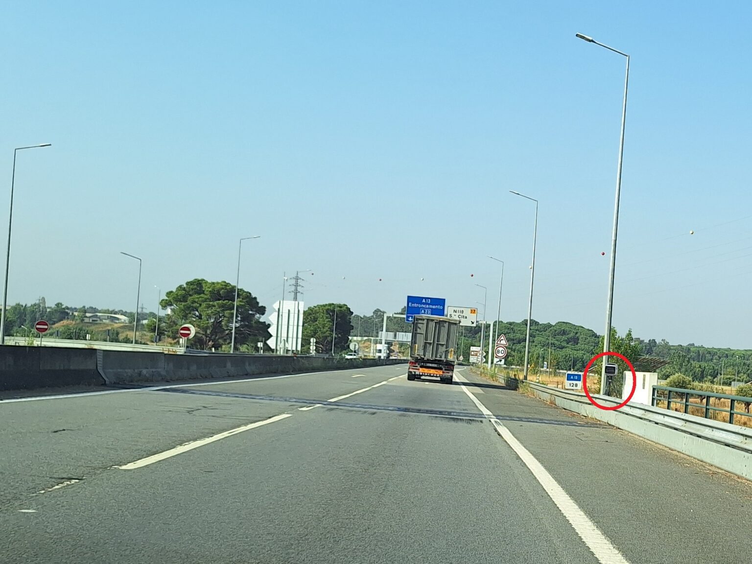 GNR controla velocidade com radar na A13 radar 20250805 092127
