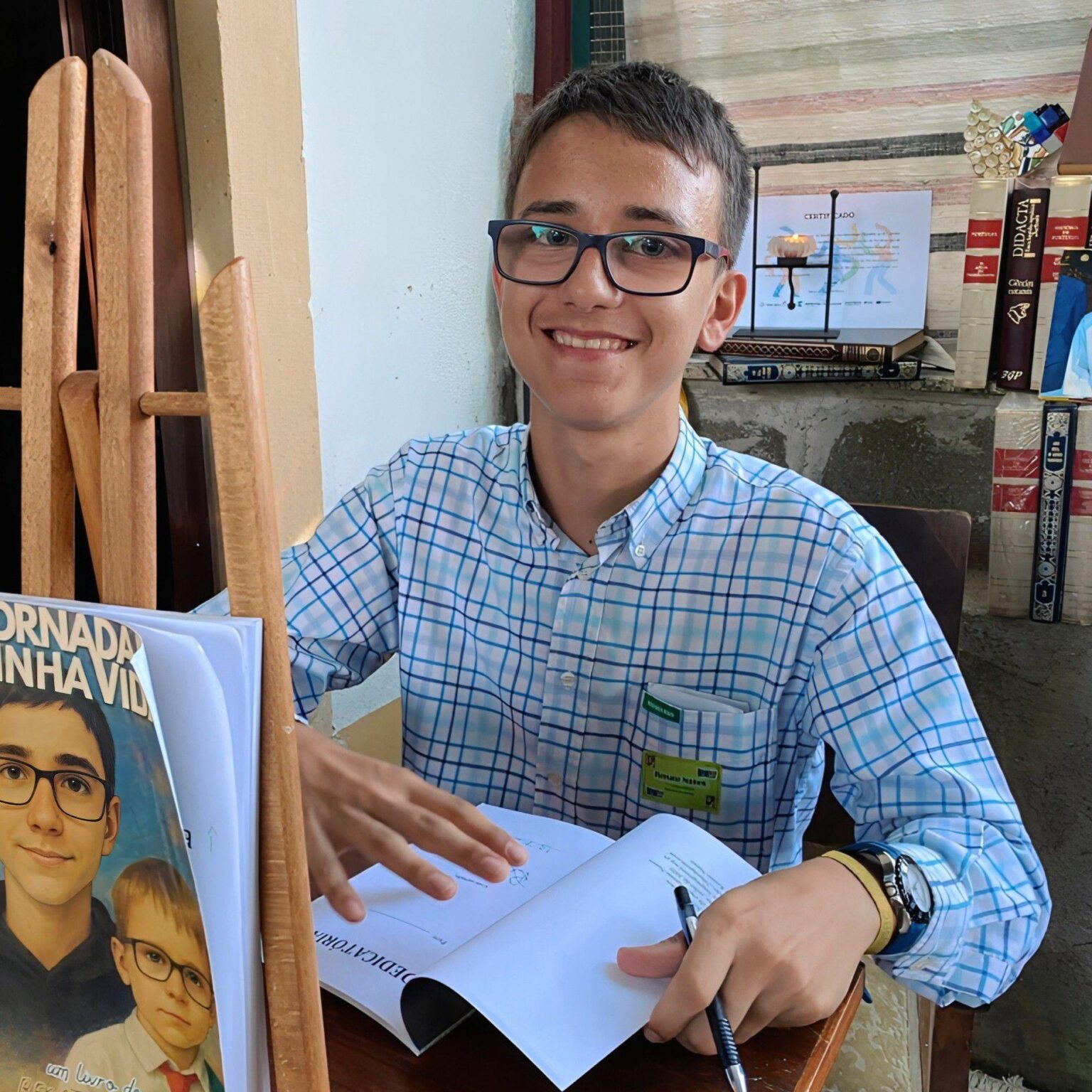 Escritor de 15 anos prepara segundo livro renato 122177524010360928 8017084202743471770 n