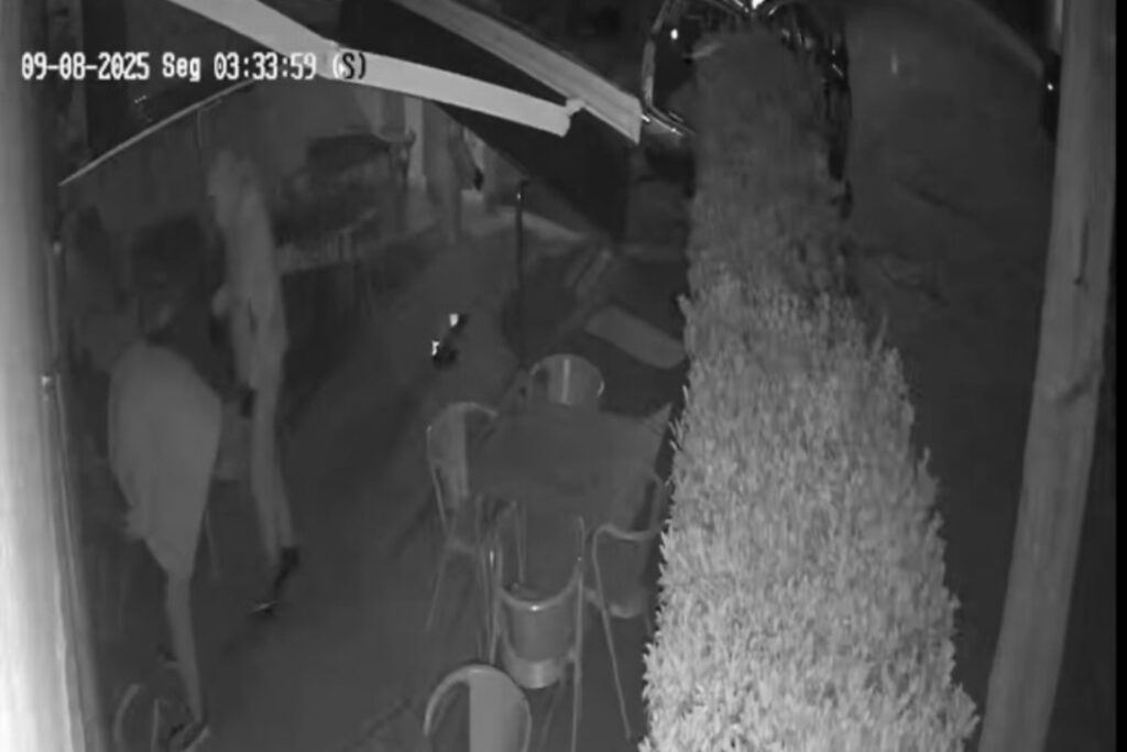 Assaltaram café Limel na Linhaceira (c/ vídeo) assalto cafe limel