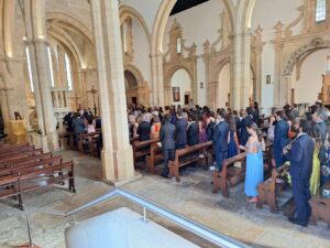 Câmara mandou desmontar andaime para casamento VIP na igreja de Santa Maria do Olival casamento igreja santa maria do olival 20250906 160519
