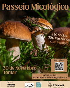 Propostas para o fim de semana prolongado 30 11 Passeio Micologico Tomar 1