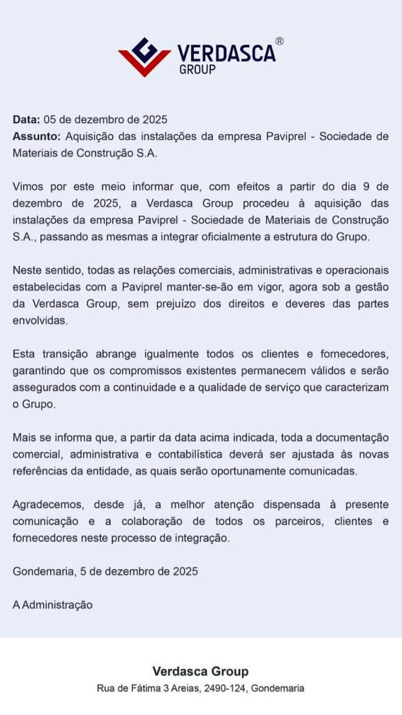 Grupo Verdasca compra empresa Paviprel paviprel 298161836 8894008716540861407 n