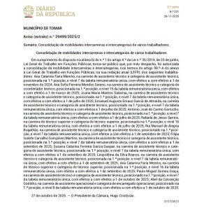 Hugo Cristóvão (PS) promoveu pessoal depois de perder as eleições pessoal 2