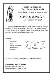 Agenda do fim de semana em Tomar e região: concertos, Reis, desporto e cultura 11 1 096316825152997 8621029644992704429 n