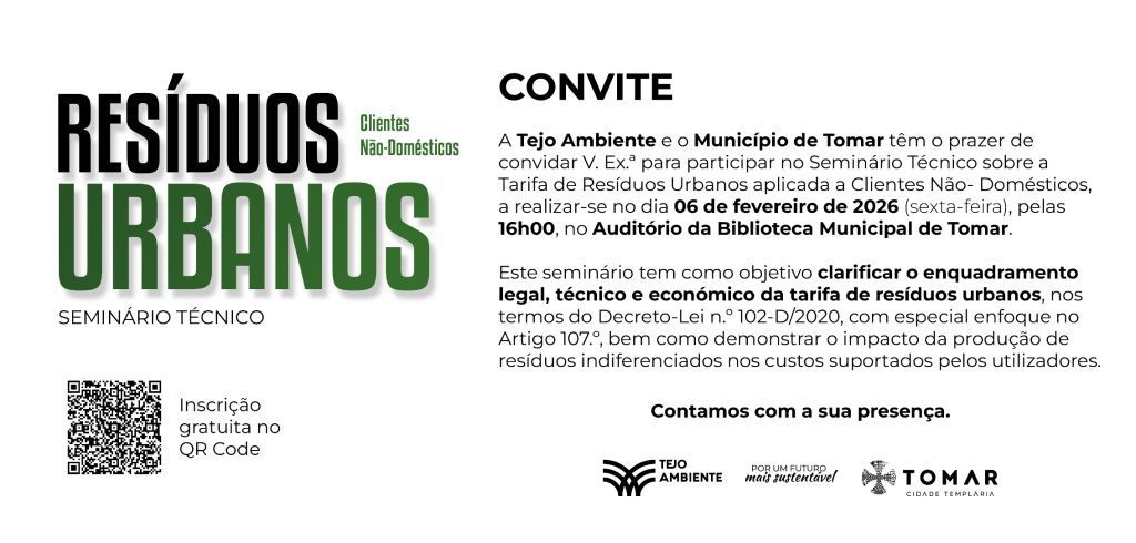 6 2 Convite seminario Tecnico Residuos Urbanos Tomar 6 de fevereiro