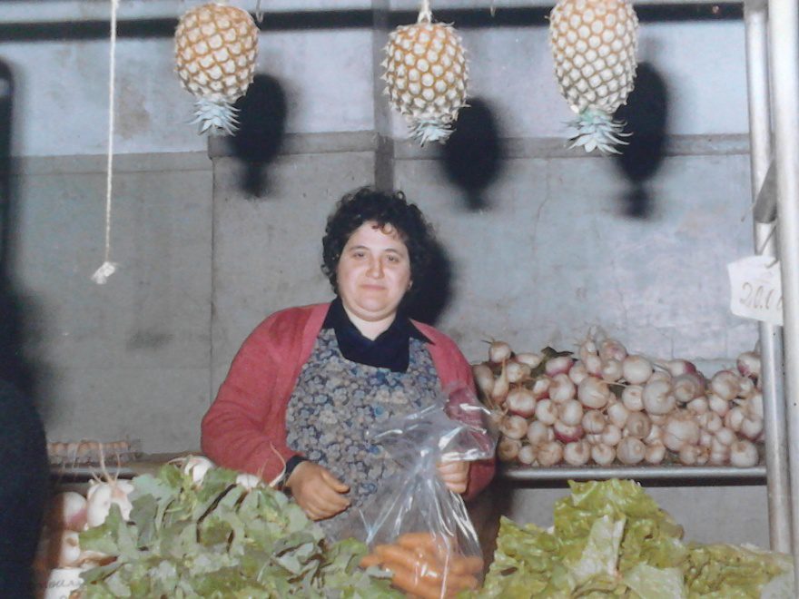 Vendedora mais antiga do mercado de Tomar vai reformar-se D. Lucinda IMG 20170303 115124