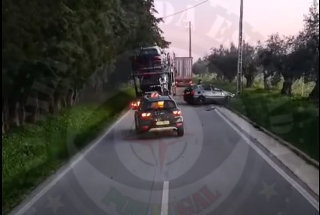 Mais um acidente na estrada entre Golegã e Entroncamento acid 6789