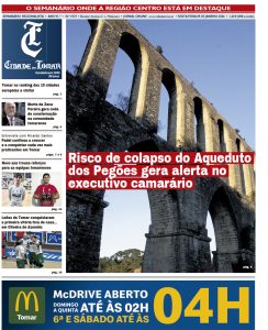 Capas dos jornais locais e regionais j 4727g