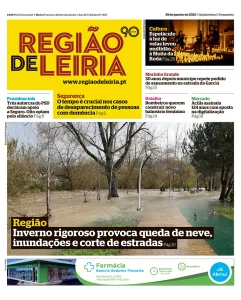 Capas dos jornais locais e regionais j Capa Regiao de Leiria edicao 4637 de 29 janeiro 2026 1000px