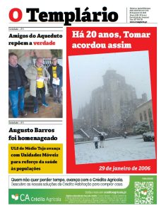 Capas dos jornais locais e regionais j o t