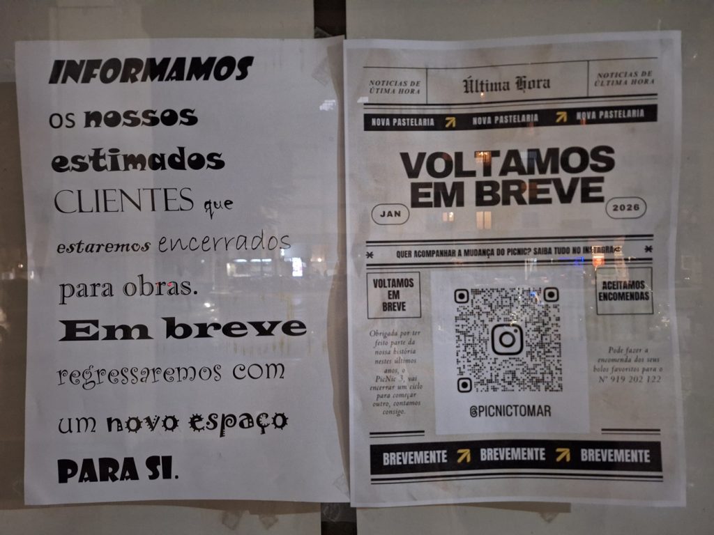 Pastelaria Pic Nic fechou para obras e vai reabrir com nova imagem e novo nome pic nic 20260120 200524
