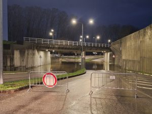 Rio Nabão transborda em algumas zonas tempestade viaduto 20260211 183527