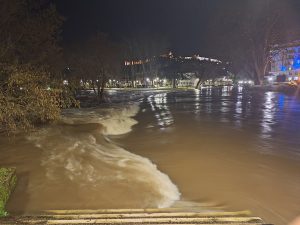 Rio Nabão transborda em algumas zonas tempestade zona desportiva 20260211 202346