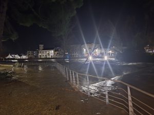 Rio Nabão transborda em algumas zonas tempestade zona desportiva 20260211 202952