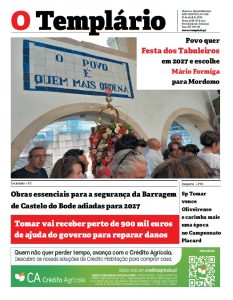 Capas dos jornais locais e regionais j o t