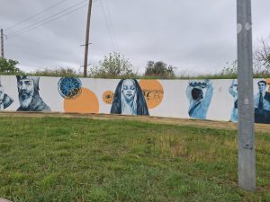 Mural vandalizado. Alvo foi vereadora Filipa Fernandes mural 20260407 094240