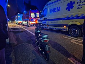 Motociclista ferido depois de abalroado por veículo ligeiro acidente 20260516 222005