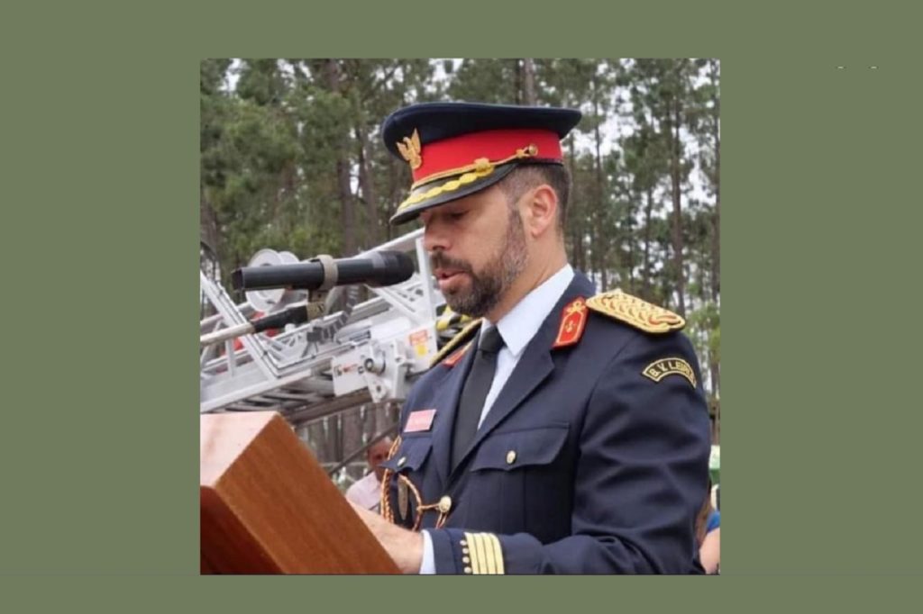 Miguel Novais é o novo comandante dos bombeiros de Tomar miguel novais 4209243278755 66353 n