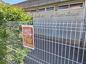 Tomar a meio gás por causa da greve geral escola greve 20260603 101322