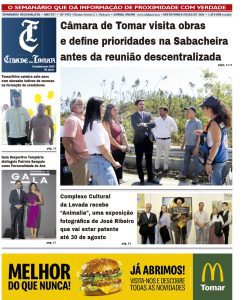 Capas dos jornais locais e regionais j 4752g