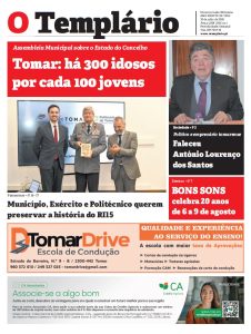 Capas dos jornais locais e regionais j o t