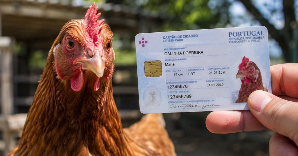 Calma, a sua galinha ainda não precisa de Cartão de Cidadão: afinal, quem tem de fazer o registo? Calma, a sua galinha ainda não precisa de Cartão de Cidadão: afinal, quem tem de fazer o registo?