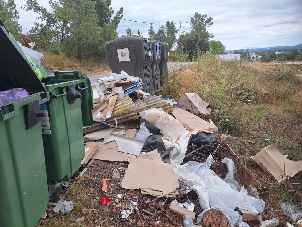 Problemas na recolha de lixo e na falta de civismo agravam-se (c/ fotos) lixo 20260823 111439