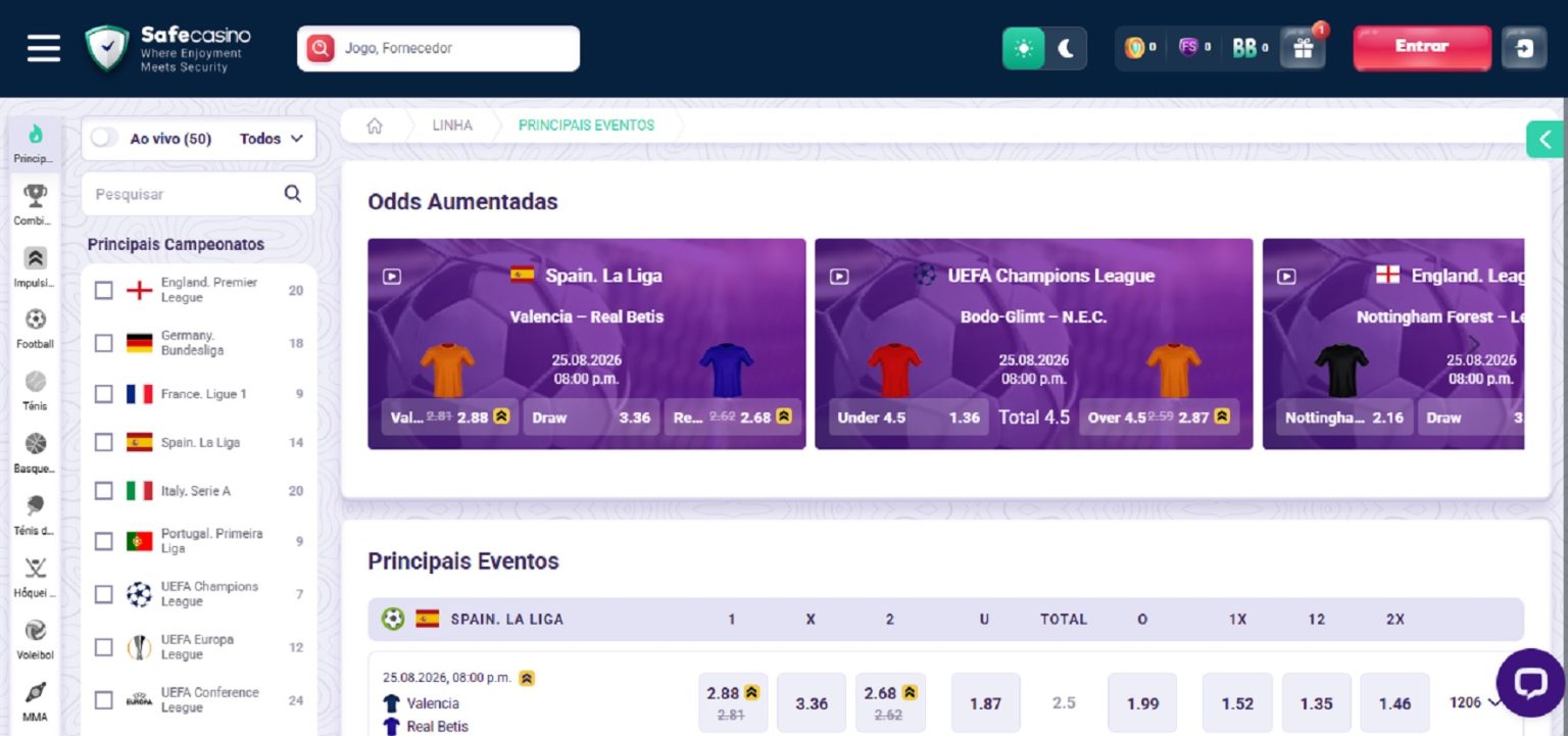 Do futebol ao casino: como as plataformas digitais reúnem diferentes formas de entretenimento safe