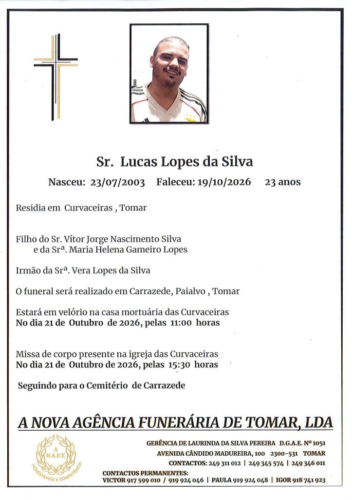 Jovem de 23 anos que morreu na barragem de Castelo do Bode vai a sepultar esta quarta-feira 858224693 1470983294957510 3499652560982141439 n