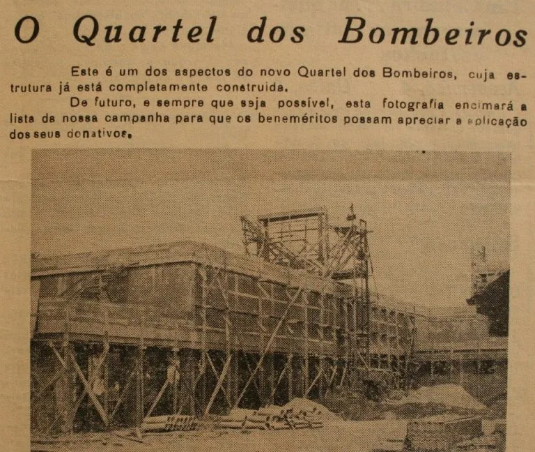 Quartel dos bombeiros de Tomar inaugurado há 55 anos quartel dos bombeiros jornal Cidade de Tomar abril de 1970 7